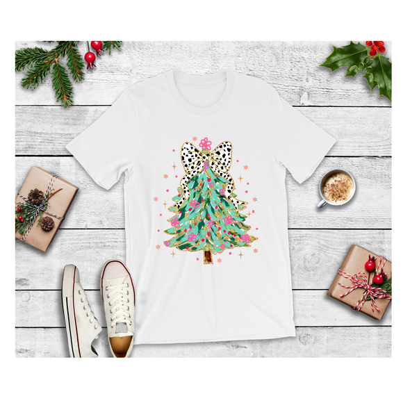 Glitter Tree Tee - Ladies