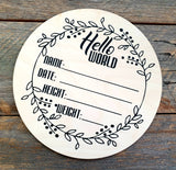 Baby Birth Announcement Boards